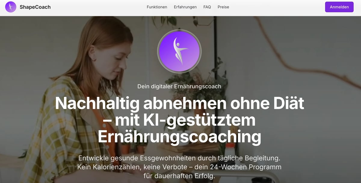 shapecoach.app — Nachhaltiges Abnehmen durch Ernährungscoaching